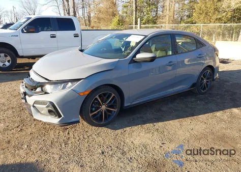 2020 Honda Civic Sport из США, поврежденный, VIN SHHFK7G49LU223311
